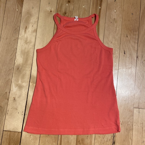 Anthropologie coral tank top, cotton, size S - Picture 3 of 9